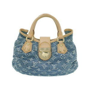 Louis Vuitton Monogram Denim Pleaty Handbag